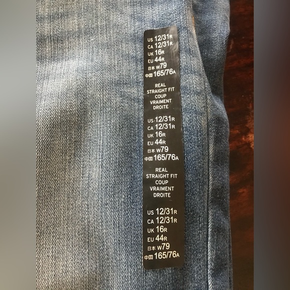 NWT Gap Women’s Jeans size 12/31 R - Picture 5 of 6